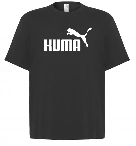 Футболка Оверсайз Kuma Черный фото