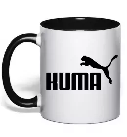 Чашка с цветной ручкой