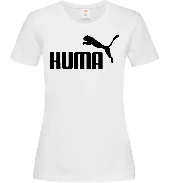 Женская футболка Kuma Белый фото