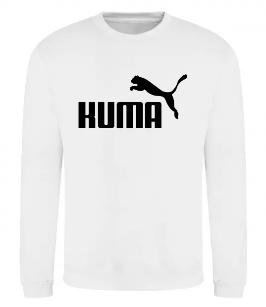 Свитшот Kuma Белый фото
