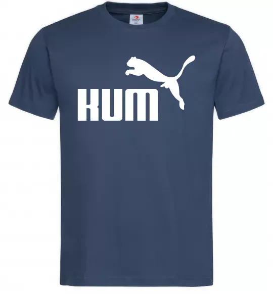 Чоловіча футболка Kum Темно-синій фото