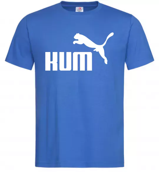 Чоловіча футболка Kum Яскраво-синій фото