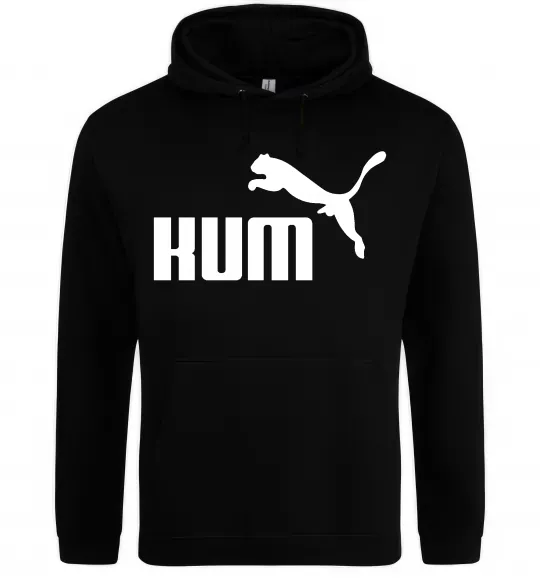 Мужская толстовка (худи) Kum Черный фото