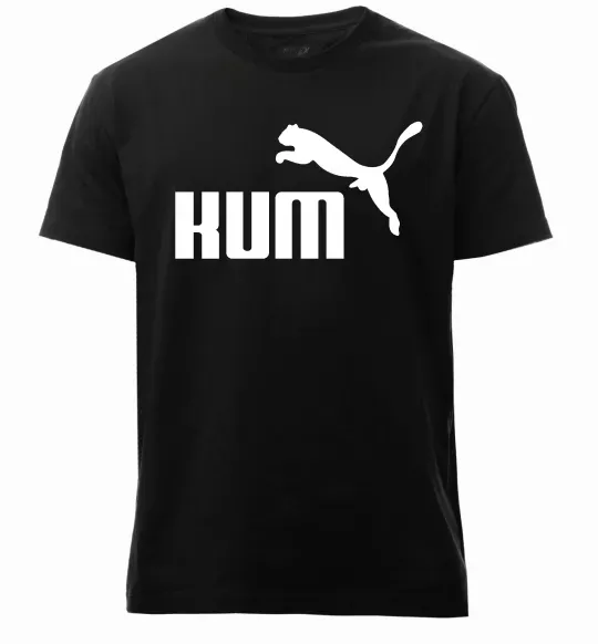 Мужская премиум футболка Kum Черный фото