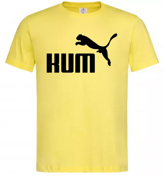 Чоловіча футболка Kum Лимонний фото