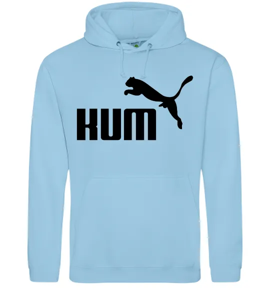 Мужская толстовка (худи) Kum Голубой фото