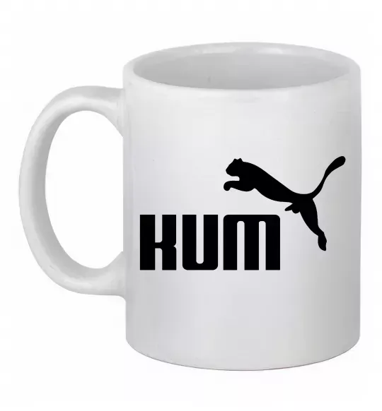 Чашка керамическая Kum Белый фото