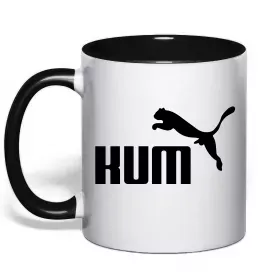 Чашка с цветной ручкой