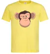 Мужская футболка Шимпанзе Лимонный фото