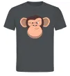 Мужская футболка Шимпанзе Графит фото