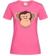 Жіноча футболка Шимпанзе Яскраво-рожевий фото