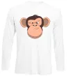 Лонгслив Шимпанзе Белый фото