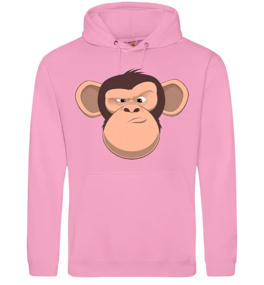 Жіноча толстовка (худі) Шимпанзе Рожевий фото