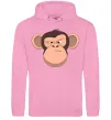 Жіноча толстовка (худі) Шимпанзе Рожевий фото