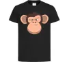 Детская футболка Шимпанзе Черный фото