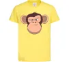 Детская футболка Шимпанзе Лимонный фото
