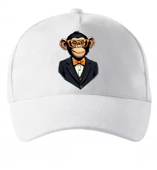 Кепка Шимпанзе діловий Белый фото