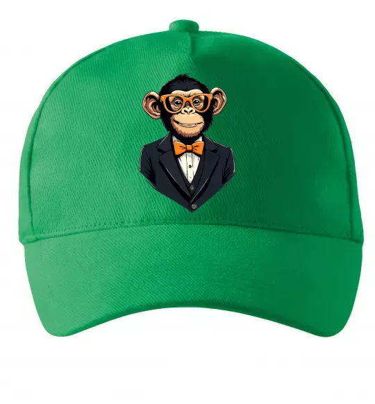 Кепка Шимпанзе діловий Зеленый фото