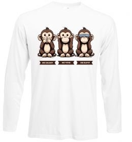 Лонгслив Не скажу не чую не бачу