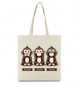 Эко-сумка Не скажу не чую не бачу