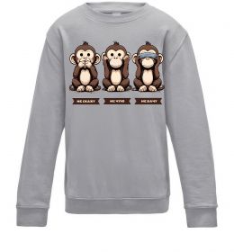 Дитячий світшот Не скажу не чую не бачу