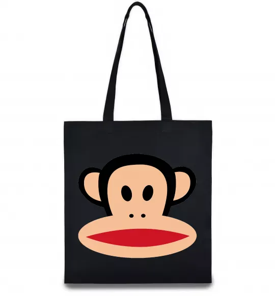 Эко-сумка Мавпа намальована Черный фото