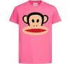 Детская футболка Мавпа намальована Ярко-розовый фото