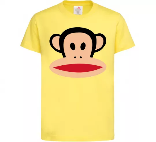 Детская футболка Мавпа намальована Лимонный фото