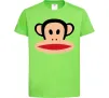Детская футболка Мавпа намальована Лаймовый фото