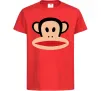 Детская футболка Мавпа намальована Красный фото