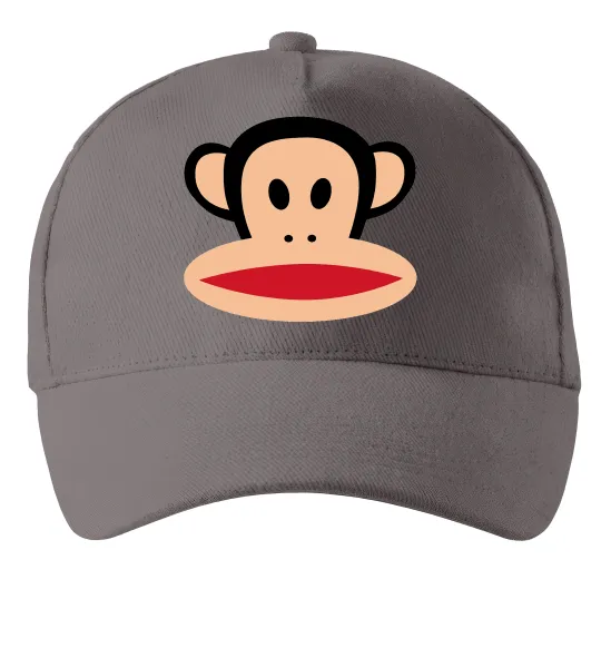 Кепка Мавпа намальована Сірий фото