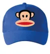 Кепка Мавпа намальована Ярко-синий фото