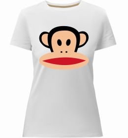 Женская премиум футболка Мавпа намальована