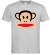 Мужская футболка Мавпа намальована Серый фото