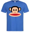 Мужская футболка Мавпа намальована Ярко-синий фото