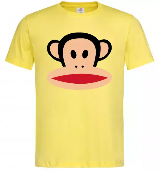Мужская футболка Мавпа намальована Лимонный фото