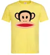 Мужская футболка Мавпа намальована Лимонный фото