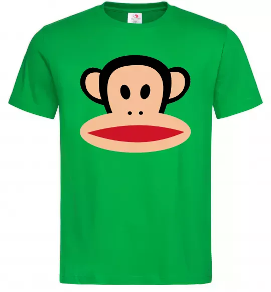 Мужская футболка Мавпа намальована Зеленый фото