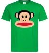 Мужская футболка Мавпа намальована Зеленый фото