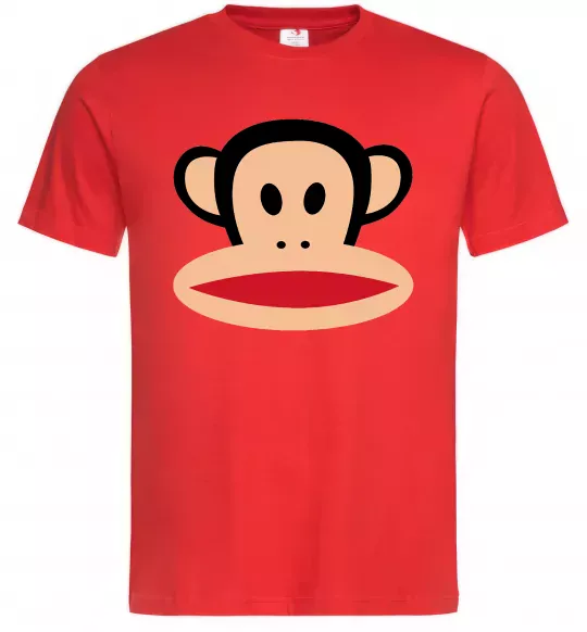 Мужская футболка Мавпа намальована Красный фото