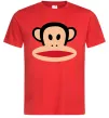 Мужская футболка Мавпа намальована Красный фото