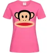 Женская футболка Мавпа намальована Ярко-розовый фото
