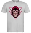 Мужская футболка Cool monkey Серый фото