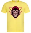 Мужская футболка Cool monkey Лимонный фото