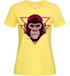 Женская футболка Cool monkey Лимонный фото