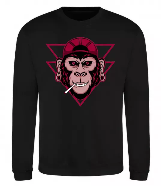 Свитшот Cool monkey Черный фото