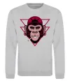 Свитшот Cool monkey Серый меланж фото