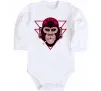 Дитячий бодік Cool monkey Білий Дитячий бодік Cool monkey Білий фото