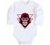 Дитячий бодік Cool monkey Білий фото