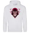 Чоловіча толстовка (худі) Cool monkey Сірий меланж фото